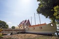 Buddhist church at Thong Khung Temple in Lop Buri Province