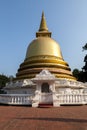 Buddhist dagoba stupa close up in Golden Temple, Dambulla, Sri Lanka