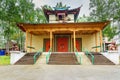 Buddhist datsan Dechen Ravzhalin in Arshan. Russia