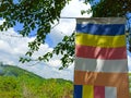 Buddhist Flag - Buddhism Royalty Free Stock Photo