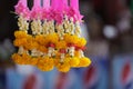 Buddhist flowers offering