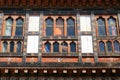 buddhist fortress (dzong) in trongsa (bhutan) Royalty Free Stock Photo