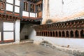 buddhist fortress (dzong) in wangdue phodrang (bhutan)