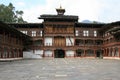 buddhist fortress (dzong) in wangdue phodrang (bhutan)