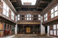 buddhist fortress (dzong) in wangdue phodrang (bhutan)