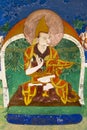 Buddhist fresco at Thikse Gompa in Ladakh