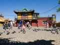 Buddhist Gandan Temple in Mongolia