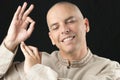 Buddhist Gestures Dharmachakra Royalty Free Stock Photo