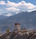 Buddhist gompa near Shey monastery, Ladakh, India Royalty Free Stock Photo