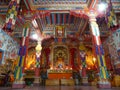 Buddhist gompa in Upper Pisang, Nepal Royalty Free Stock Photo