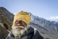 Buddhist in the Himalaya mountains Royalty Free Stock Photo