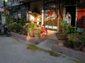 Buddhist lady praying