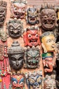 Buddhist masks Royalty Free Stock Photo