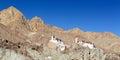 Buddhist monastery in the Basgo village in Ladakh in India