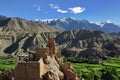 Buddhist monastery in the Basgo village in Ladakh in India