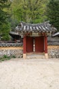 Buddhist monastery Bohen in North Korea Royalty Free Stock Photo