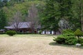 Buddhist monastery Bohen in North Korea Royalty Free Stock Photo