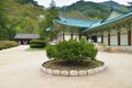 Buddhist monastery Bohen in North Korea Royalty Free Stock Photo