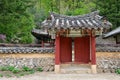 Buddhist monastery Bohen in North Korea Royalty Free Stock Photo