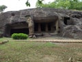 Buddhist monastery caves largest caves siharas and cells for monk stone history historical