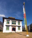 Buddhist monastery or gompa in Kharikhola village