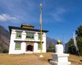 Buddhist monastery or gompa in Kharikhola village