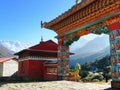 Buddhist Monastery Himalayas Royalty Free Stock Photo