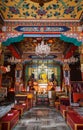 Buddhist monastery of Tibetan Buddhism Royalty Free Stock Photo