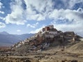 Buddhist monastery Tiksi India Himalayas Ladakh Royalty Free Stock Photo