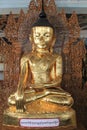 Gold buddha at Thein Taung Paya