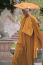 Buddhist monk, Cambodia Royalty Free Stock Photo