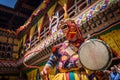 Buddhist monk dance at Paro Bhutan Festival