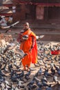 Buddhist monk, Kathmandu