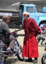 Buddhist Monk at Naadam Royalty Free Stock Photo