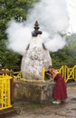 Buddhist monk at the Pemayangtse Monastery, Sikkim, India