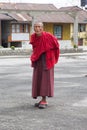 Buddhist monk at the Phodong Monastery, Gangtok, Sikkim, India