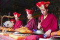 Buddhist monk at a Rumtek monastery in Sikkim