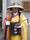 Buddhist Monk in Osaka, Japan