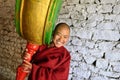 Buddhist monk at Tawang - Torgya Festival Royalty Free Stock Photo