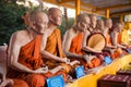 Buddhist monk in Thailand Temple