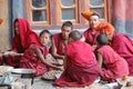 Buddhist monks Royalty Free Stock Photo