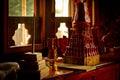 Buddhist Monks of Bhutan make candles in their Bhutan Temple i