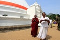 Buddhist monks at Kelaniya Raja Maha Vihara