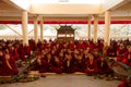 Buddhist monks and nuns, Dalai Lama temple, McLeod Ganj, India