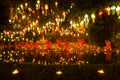 Ã Â¸ÂºBuddhist monks pray in light candle