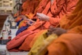 Buddhist Monks in religion ceremony Royalty Free Stock Photo