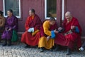 Buddhist monks Royalty Free Stock Photo