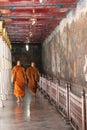 Buddhist monks visiting Grand Palace