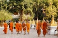Buddhist Monks at Wat Prasing, Chiang Mai, Thailand