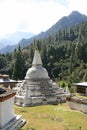 buddhist monument in bhutan